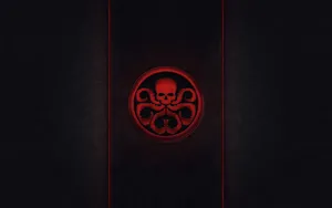 Red Skull Hydra Flag Wallpaper