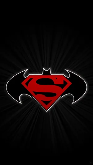 Red Superman Symbol Iphone Batman Wallpaper