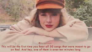 Red Taylor's Version - An Album That Was Re-recorded From The Ground Up Wallpaper