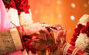 Red Traditional Indian Wedding Wallpaper
