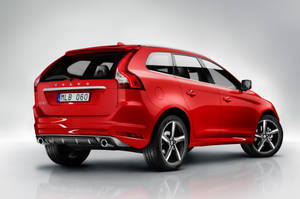 Red Volvo Suv Wallpaper