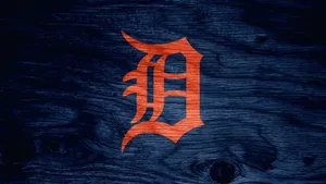 Refined And Cleaned D Detroit Tigers Logo Wallpaper