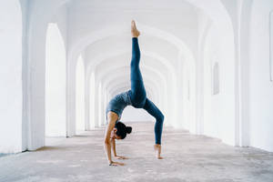 Refining Your Inverted Yoga Postures Wallpaper