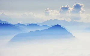 Refreshing, Simple Blue Wallpaper