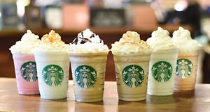 Refreshing Starbucks Frappuccinos Wallpaper