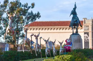 Reindeers At Balboa Park Wallpaper