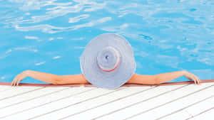 Relaxing Poolside Summer Hat4 K Ultra Wide.jpg Wallpaper