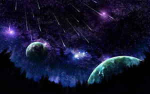 Relish The Wonders Of The Night Sky Wallpaper