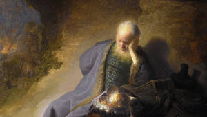 Rembrandt Jeremiah Of Jerusalem Wallpaper