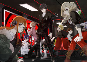 Ren Amamiya Group Of Thieves Wallpaper