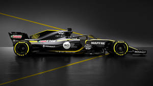 Renault R.s. 19 On Black Wallpaper