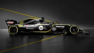 Renault R.s. 19 On Black Wallpaper