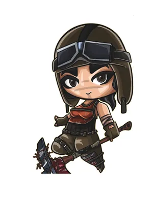 Renegade Raider Fortnite Cartoon Art Wallpaper