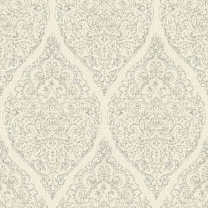 Repeating Cream Boho Pattern Wallpaper