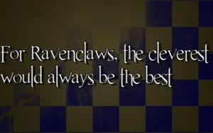 Representing The House Of Ravenclaw In All Its Glory Wallpaper