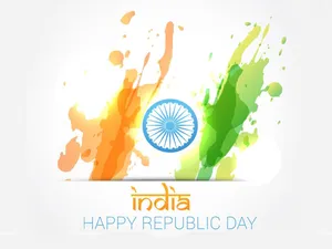 Republic Day Abstract Art Wallpaper