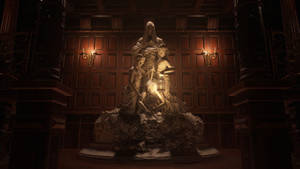 Resident Evil 8: Village Statue Wallpaper