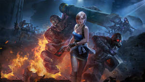 Resident Evil Biohazard Horror Game Series Jill Valentine Wallpaper