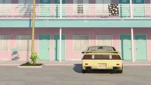 Retro Aesthetic Pontiac Car Wallpaper