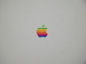 Retro Apple Logo 1024 X 768 Wallpaper