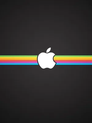 Retro Apple Logo Wallpaper