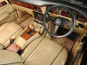 Retro Car With Beige Interior Wallpaper