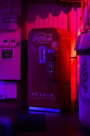 Retro Diner Coca Cola Wallpaper