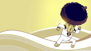 Retro Disco Groovy Cactuar Digital Artwork Wallpaper