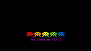 Retro Game Space Invaders Wallpaper