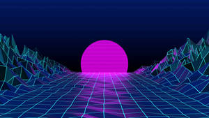 Retro Synthwave Is Here - Enjoy The Natural 80s Aesthetic Wallpaper