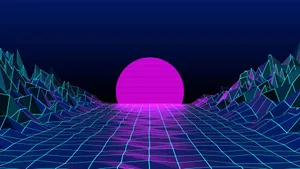 Retro Synthwave Is Here - Enjoy The Natural 80s Aesthetic Wallpaper
