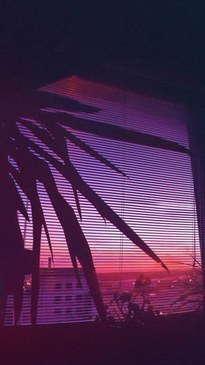 Retro Wave Colour Retro Aesthetic Iphone Wallpaper