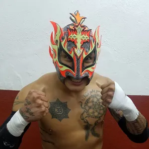 Rey Fenix Backstage Photo Wallpaper