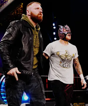 Rey Fenix With Jon Moxley Wallpaper