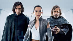 Rey Is A Fiery And Determined Force User In The Star Wars Franchise Wallpaper