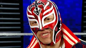Rey Mysterio Redand White Mask Wallpaper