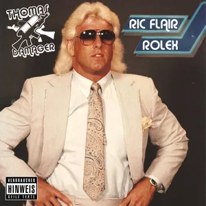 Ric Flair Poses For Thomas Damager Album Cover Wallpaper