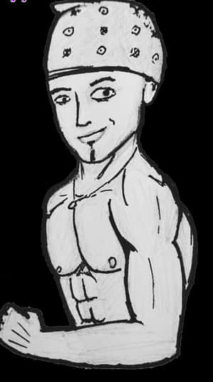 Ricardo Milos Thin Line Drawing Wallpaper