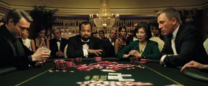 Rich People Playing On Poker Table Wallpaper