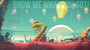 Rick And Morty Join Forces On The Laptop Wallpaper