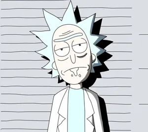 Rick And Morty Stoner Mugshot Wallpaper