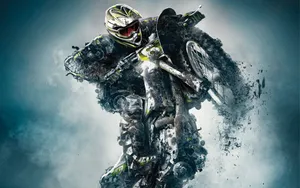 Ride Like The Wind On The Newest Fox Dirt Bike Wallpaper