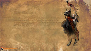 Riding A Horse Knight Wallpaper