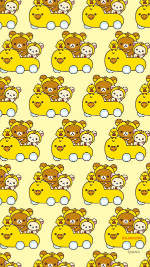 Rilakkuma Kiiroitori Duck Wallpaper