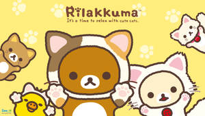 Rilakkuma With Cats Wallpaper