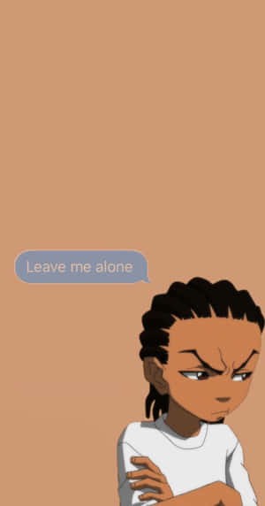 Riley Freeman Annoyed Expression Wallpaper