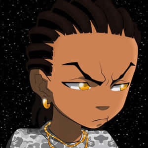 Riley Freeman Cartoon Character Wallpaper