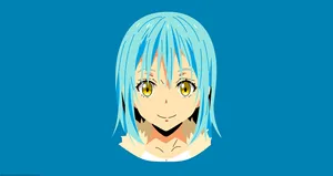 Rimuru Tempest In Blue Wallpaper