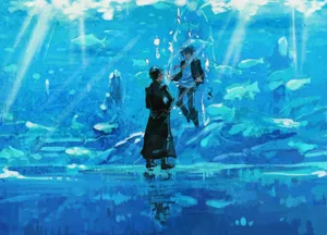 Rin And Yukio Okumura - Twin Brothers Of Blue Exorcist Wallpaper