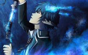 Rin Okumura Prepares To Fight In Blue Exorcist Wallpaper